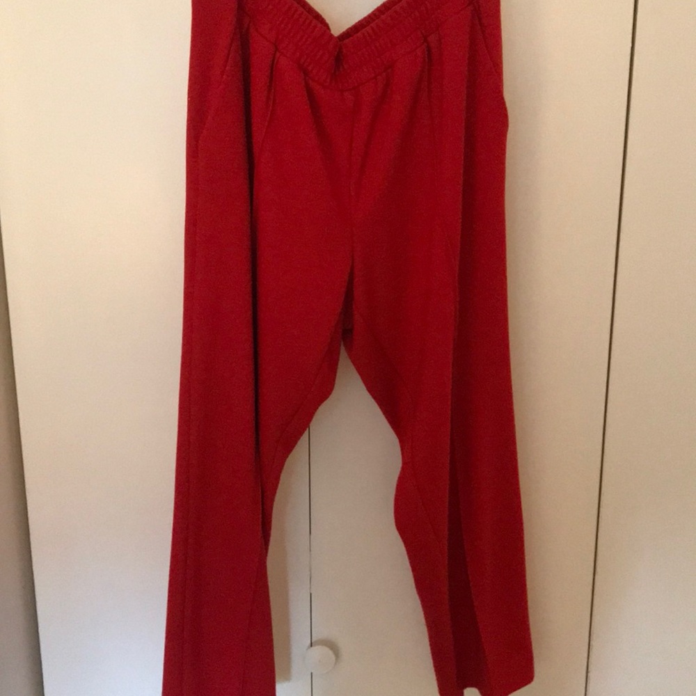 Jcrew red capris